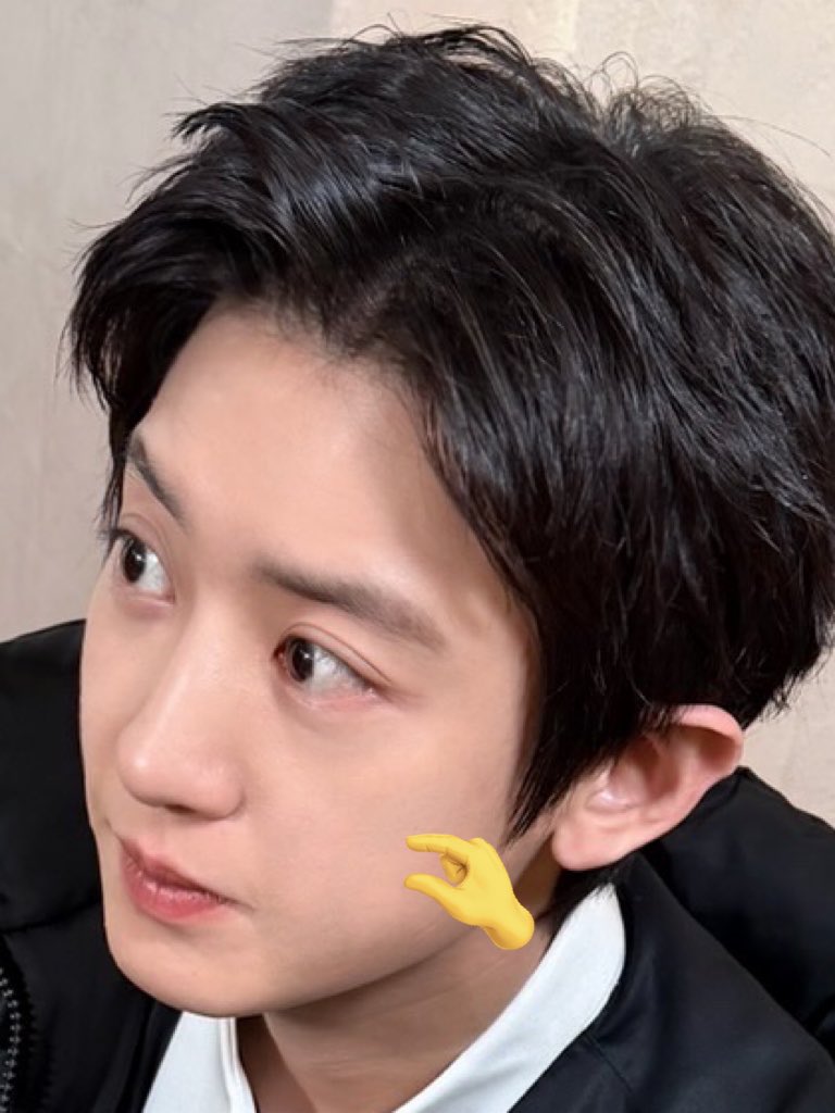 Chanyeol cheeks 🤏🏻🥹