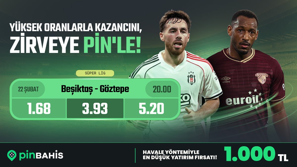 PinOfficialTr's tweet image. 🔥 BU AKŞAM DA SÜPER ORANLARLA DEV KAZANÇ FIRSATLARI PİNBAHİS'TE SENİ BEKLİYOR!

⚽️BEŞİKTAŞ - GÖZTEPE
⏰ 20.00

➡️ Kazanmak için şimdi bahis yap t2m.io/smytrm