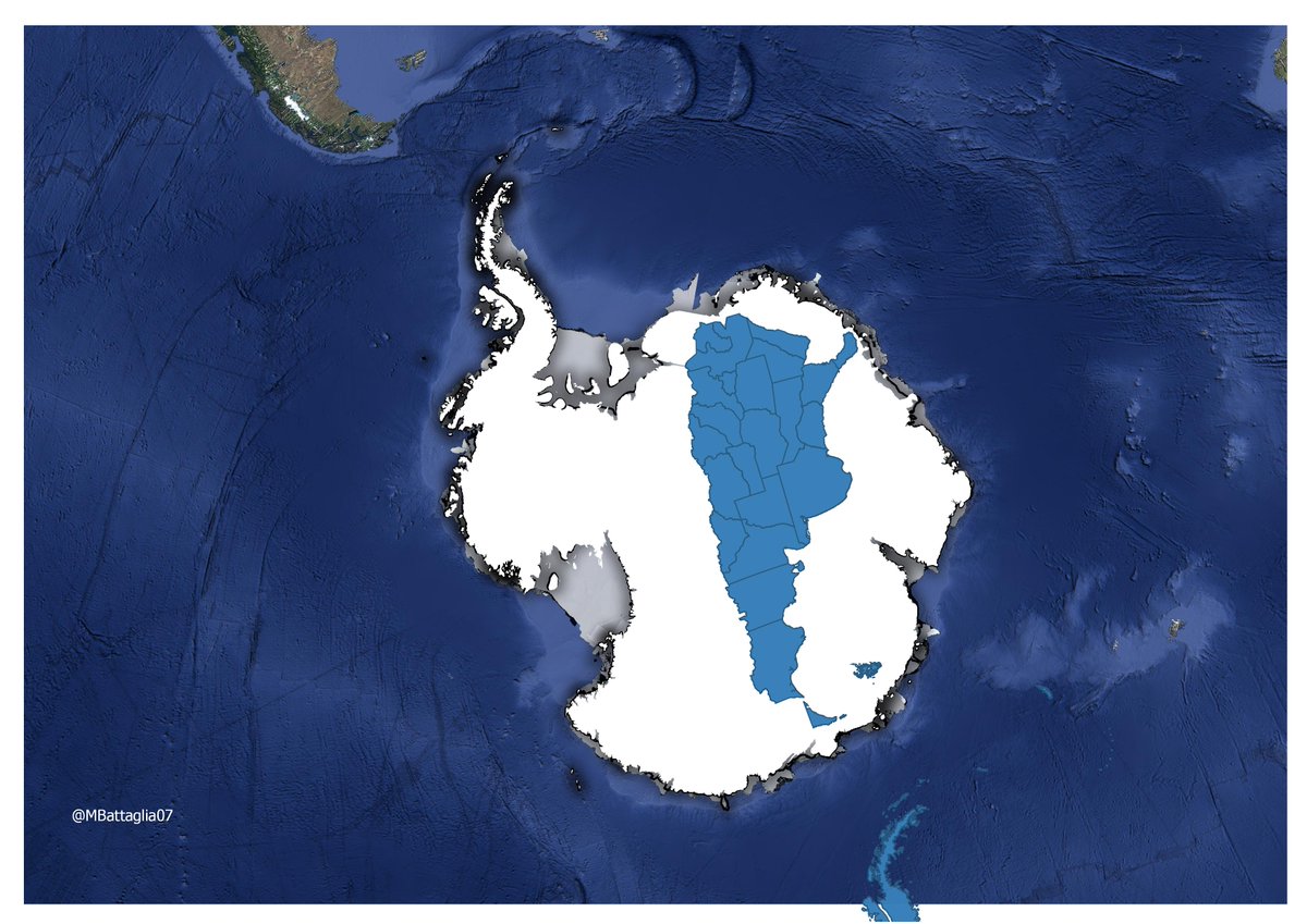 El 22 de febrero de 1904, por primera vez, la bandera nacional fue izada en las Orcadas del Sur, iniciando la presencia ininterrumpida 🇦🇷🇦🇶

Van 4 mapas en homenaje 🗺

1. Primeras expediciones 
2. Reclamaciones 
3. Rutas marinas actuales 
4. Comparado: continente en la Antártida