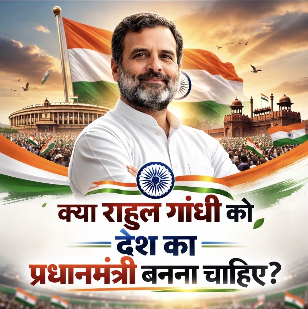 🔴  Should Rahul Gandhi become the Prime Minister of India ?

○ YES 
○ NO