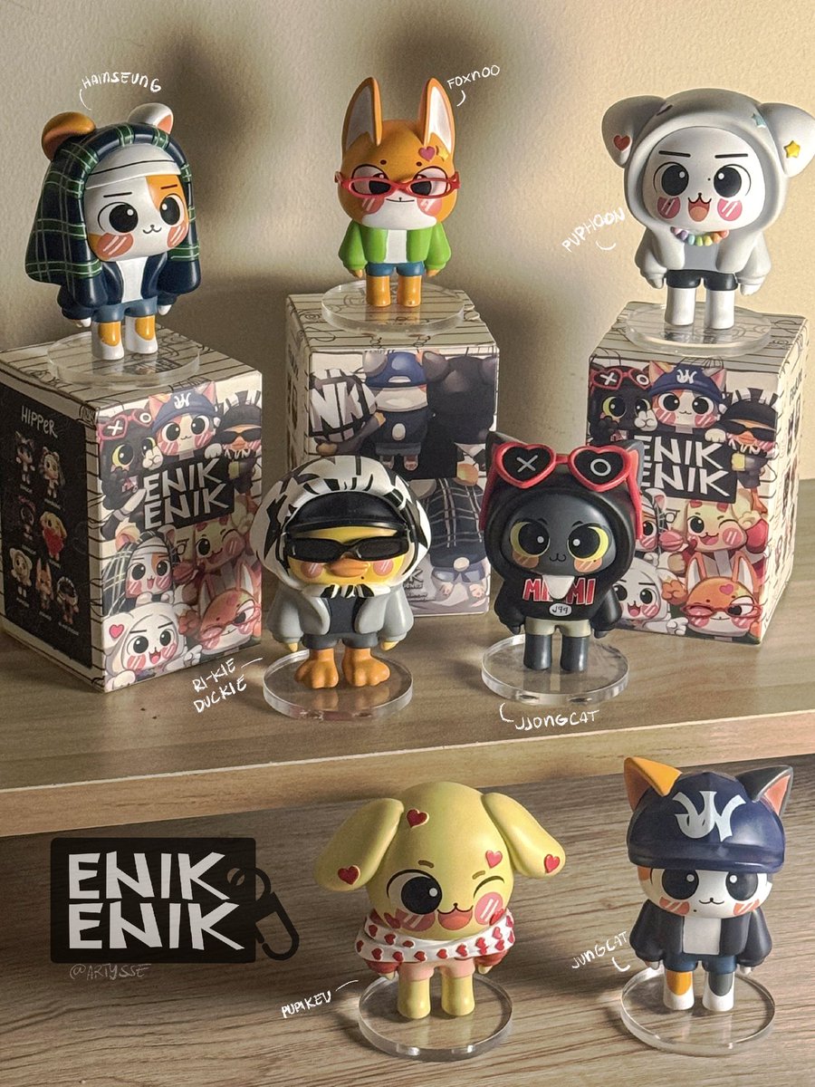 After 10 months of production, they’re finally here! (╥‸╥)♡ #ENIK_ENIK