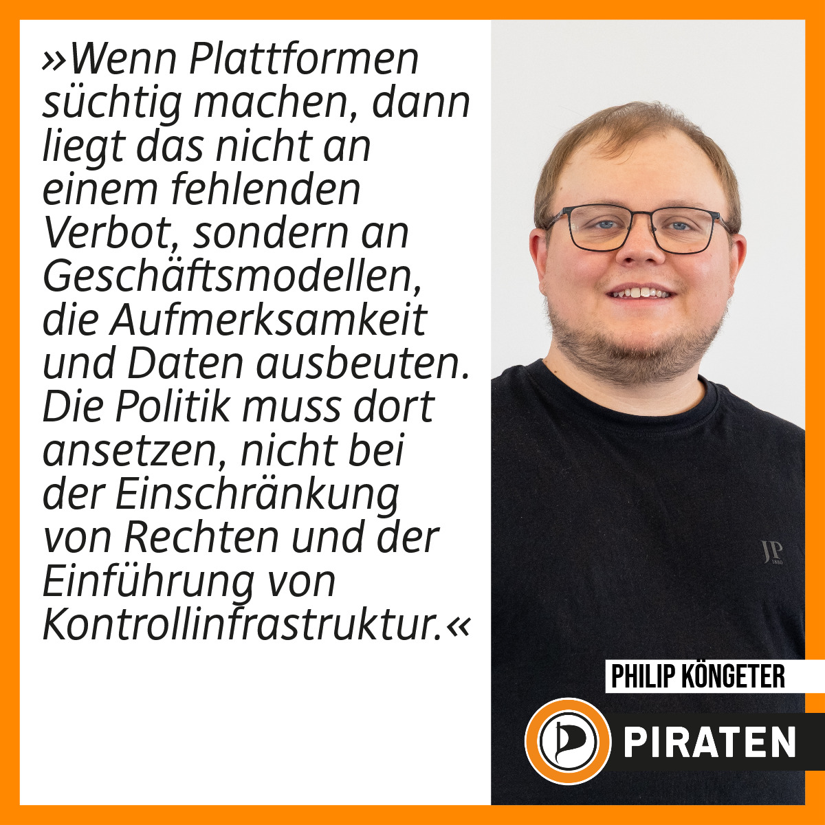 PiratenBW's tweet image. Ein Social-Media-Verbot für Unter-14-Jährige bekämpft Symptome, nicht Ursachen. Statt Ausweiszwang brauchen wir Regeln gegen suchtförderndes Plattformdesign und echte digitale Bildung. Jugendschutz ja. Grundrechteabbau nein. #SocialMedia #Datenschutz
piratenpartei-bw.de/2026/02/22/soc…