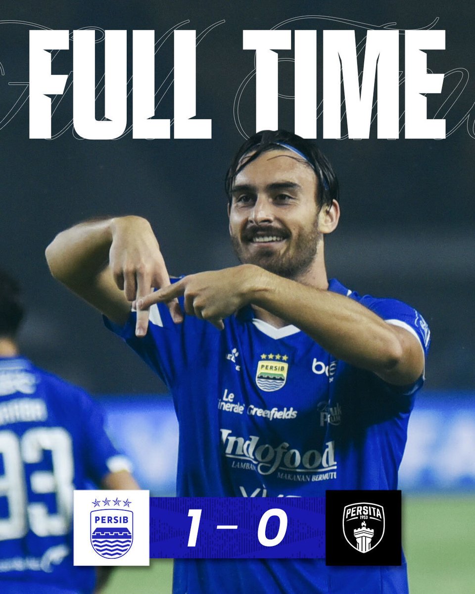 Tiga poin kemenangan diraih #PERSIB di perjuangannya malam ini👏💙

#PERSIBDAY #WeArePERSIB