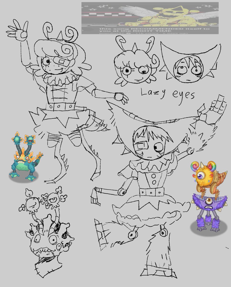 not gonna post art this week cuz of exams #msm #mysingingmonsters