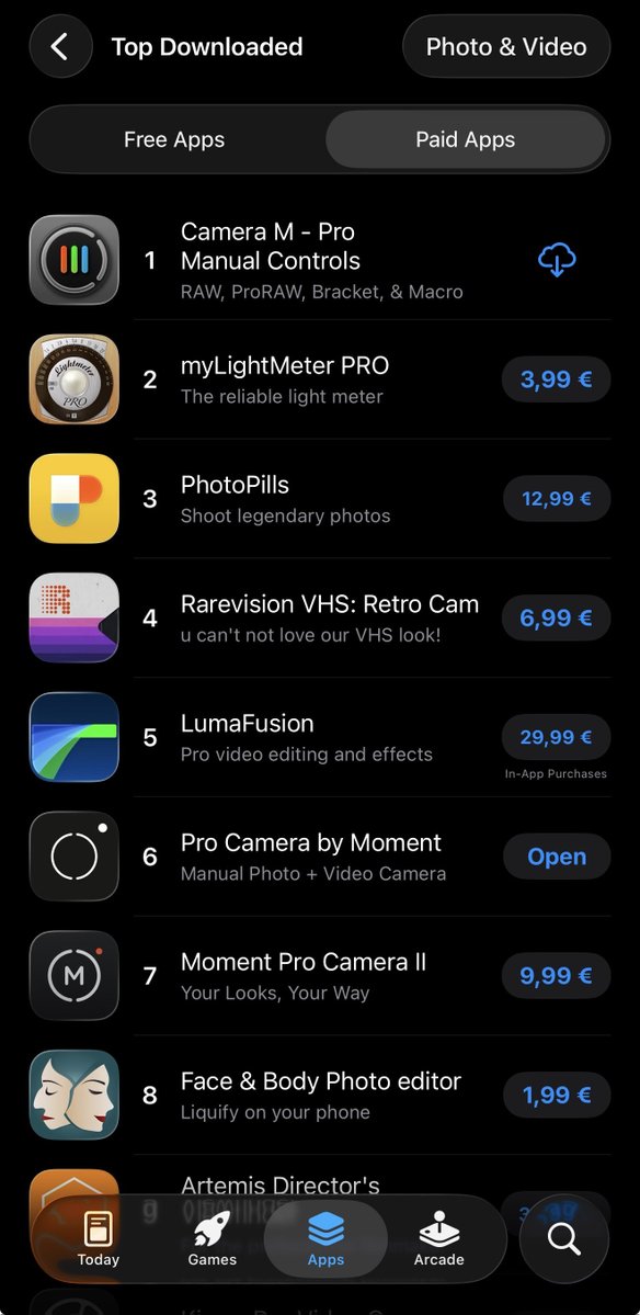 Camera M - Pro Manual Camera tweet media