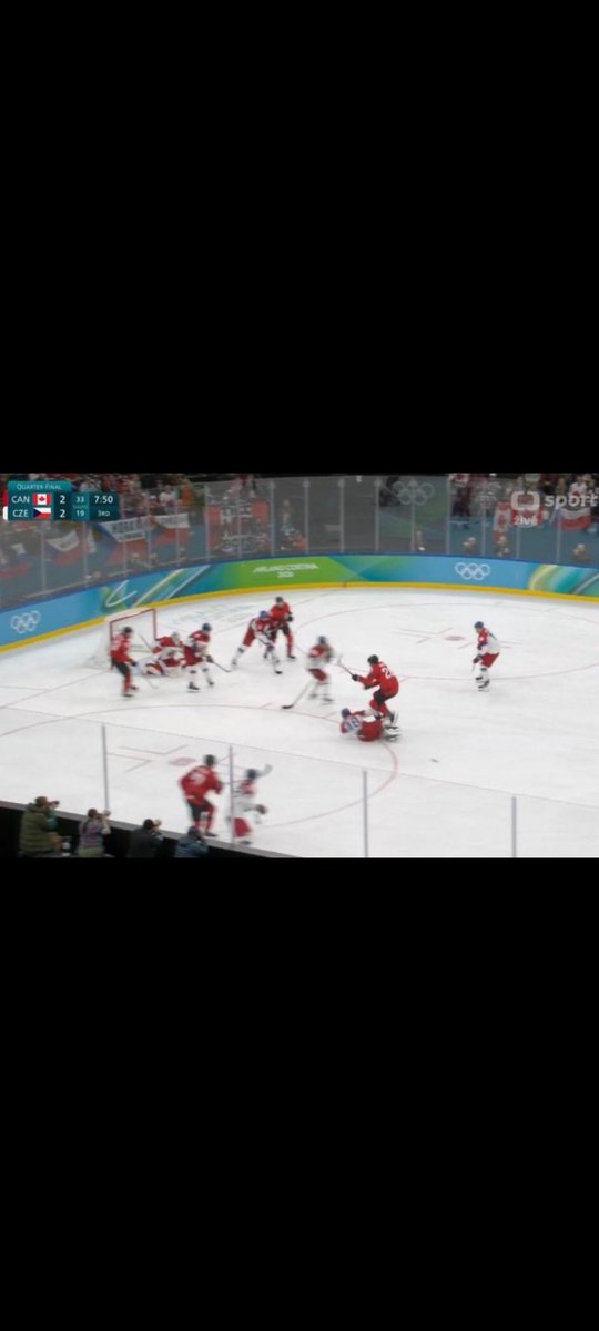 Pooks_rutherfor's tweet photo. @ToughCallPod There have been 3 #toomanymen penalties that have been missed including this game. Does that call not exist in Olympic hockey? https://t.co/RcJhFaP3v2