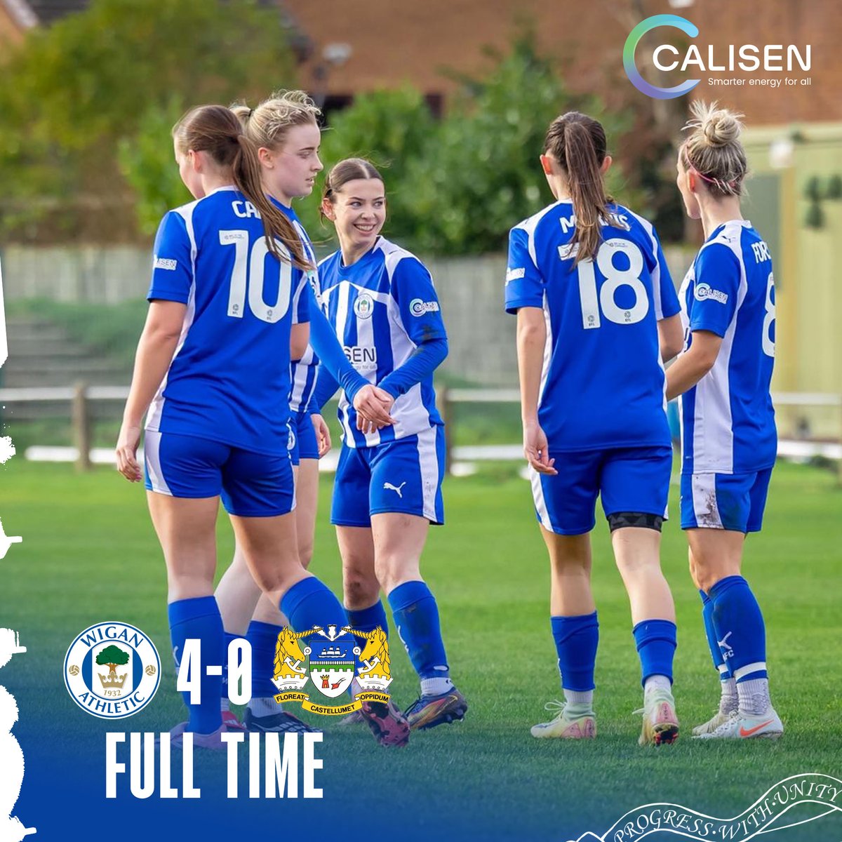 A FOUR-midable victory. 👏

We progress to the Lancashire Women's County Cup Semi Finals. 💪

#wafc 🔵⚪️