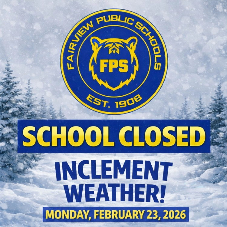 fairviewpsnj's tweet photo. Due to the inclement weather all Fairview Public Schools will be closed on Monday, February 23, 2026.  

Debido al mal tiempo, todas las escuelas públicas de Fairview estarán cerradas el lunes 23 de febrero de 2026. https://t.co/iB8qNyK77O