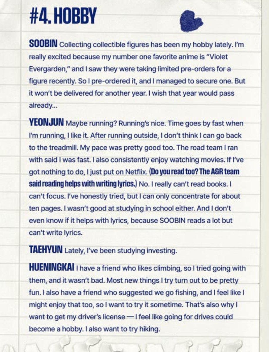 bro taehyuns answer is actually fucking killing me