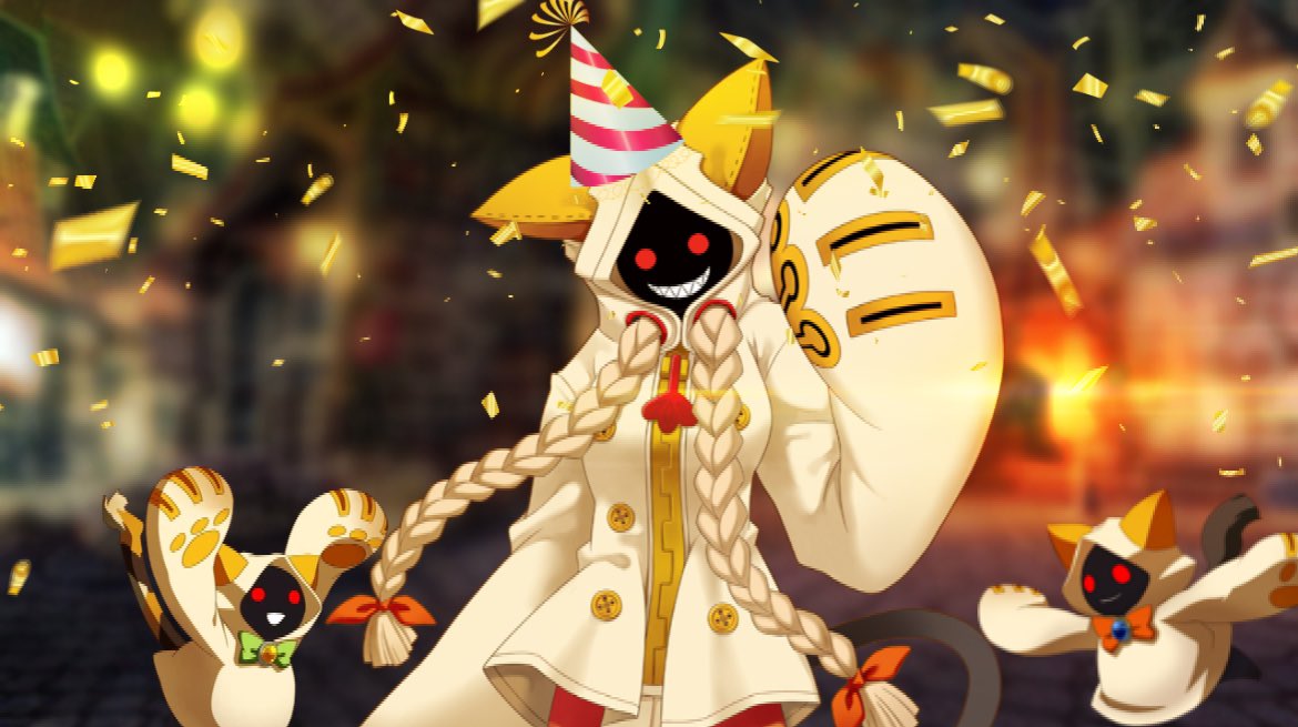 Seithr_Lotus's tweet photo. ( A very special Open Interaction )

🐱: Today is that time of year…

IT’S TAO’S BIRTHDAY!!!

Taokaka is celebrating with the entire village with cat person and all meow friends and family!

Tao can’t wait to eat all the snacks and cake and open all the best gifts myaaaan https://t.co/GIz4vay5kK