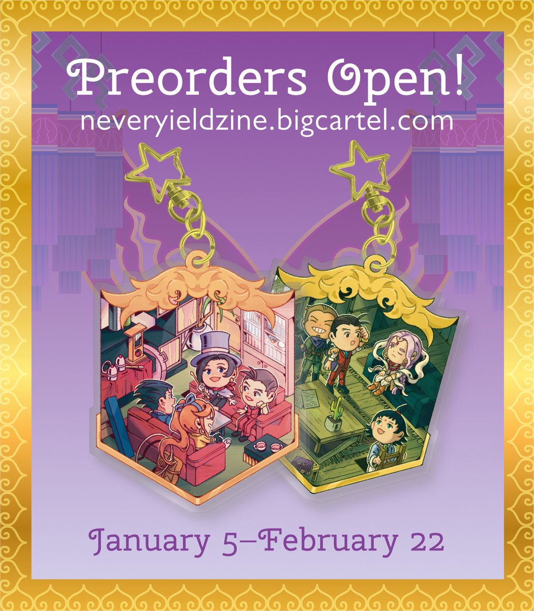🐉 <a href="/aa6zine/">Never Yield! A Spirit of Justice Zine - POs OPEN!</a> preview 🐉

I'm so excited to have made this charm included as part of the zine's full bundle 🔥

don't miss out on this fantastic AA6 zine - preorders end TODAY!
