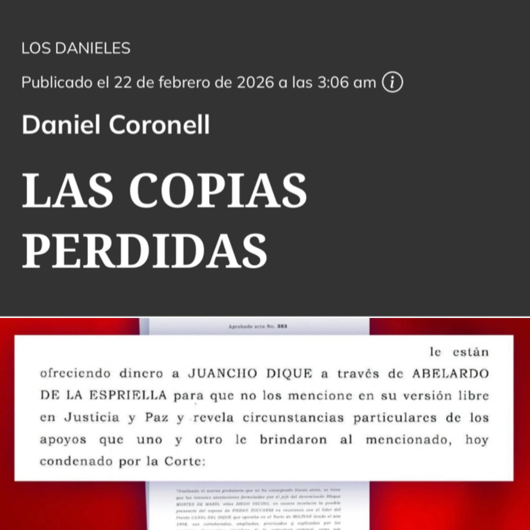 EsmeHernandezSi's tweet image. Actúan igual, con los mismos métodos de Uribe: sobornar a testigos para silenciar a sus opositores. Todo lo que rodea a ’Matagatos’ es turbio. Por eso Abelardo de la Espriella quiere callar a quienes lo investigan. La Fiscalía debe desempolvar esta investigación.