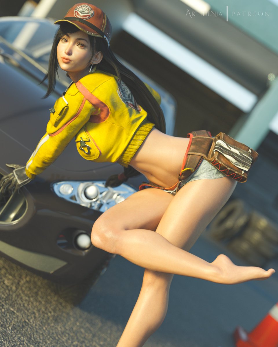 Tifa X Cindy Legs &amp; Feet Station
#FinalFantasyVIIRemake #FF7Rebirth