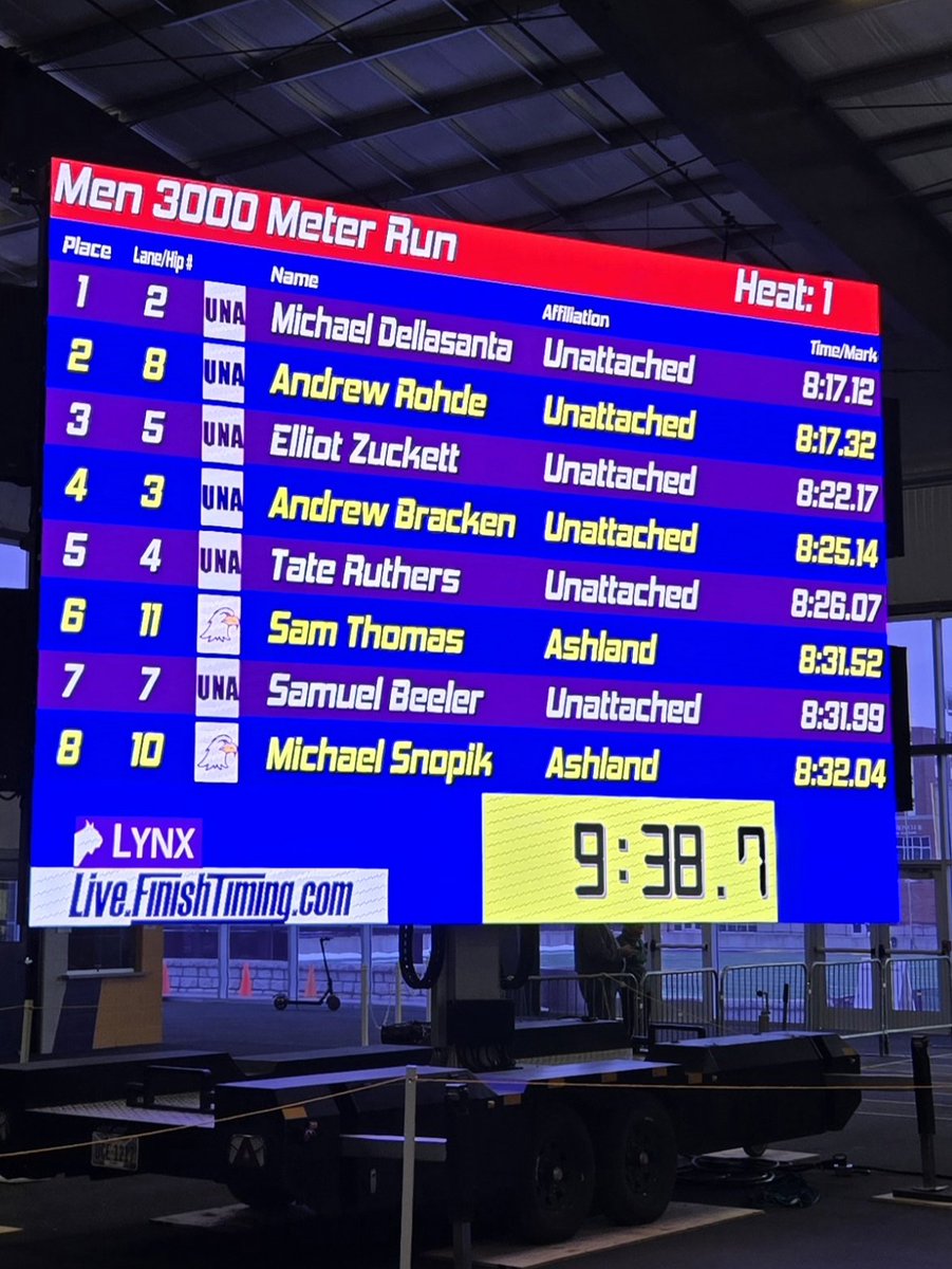 wnchem's tweet image. Strong showing at yesterday's indoor track meet at Ashland University.  Congrats to WNHS graduates Michael Dellasanta &amp;amp; Andrew Bracken and the other Ohio University runners.  @NorthWarriorsAD @WNHS_BoysXC #ProudDad