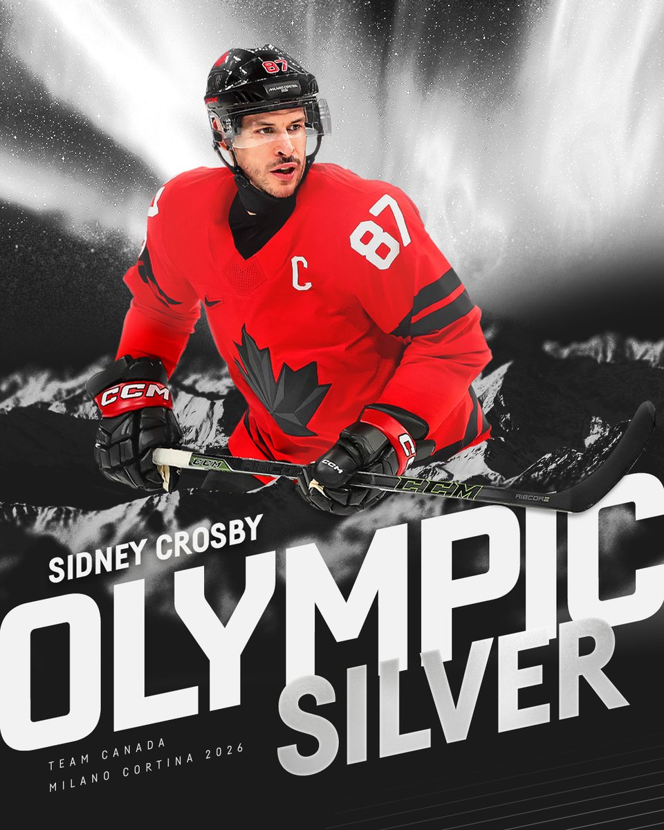 3x Olympic medalist, Sidney Crosby 🥇🥇🥈