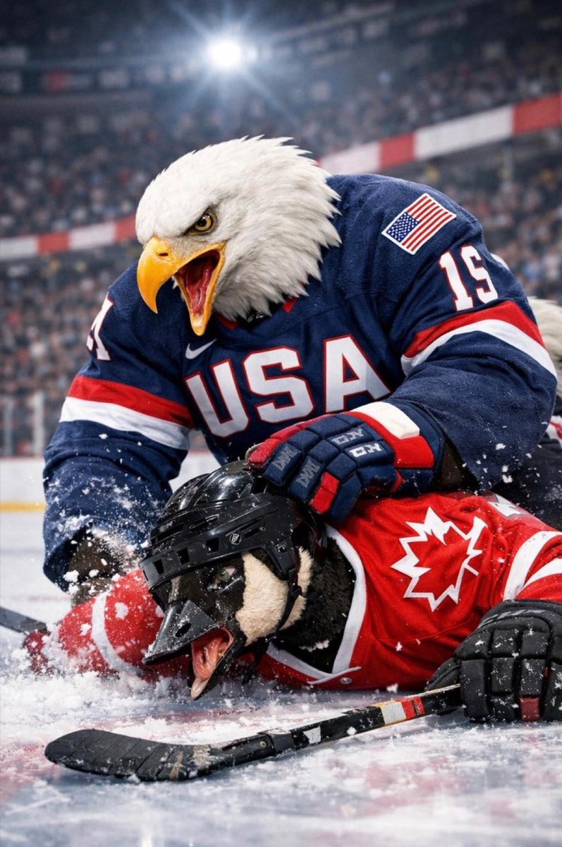 Incredible. Team USA beats Canada AGAIN to win the gold medal in hockey.

US has now won both men and women’s gold.

This is like Canada beating us at football. Total embarrassment for <a href="/MarkJCarney/">Mark Carney</a>. Incredible goal to win it all by #USAHockey!

Final score: 2-1
