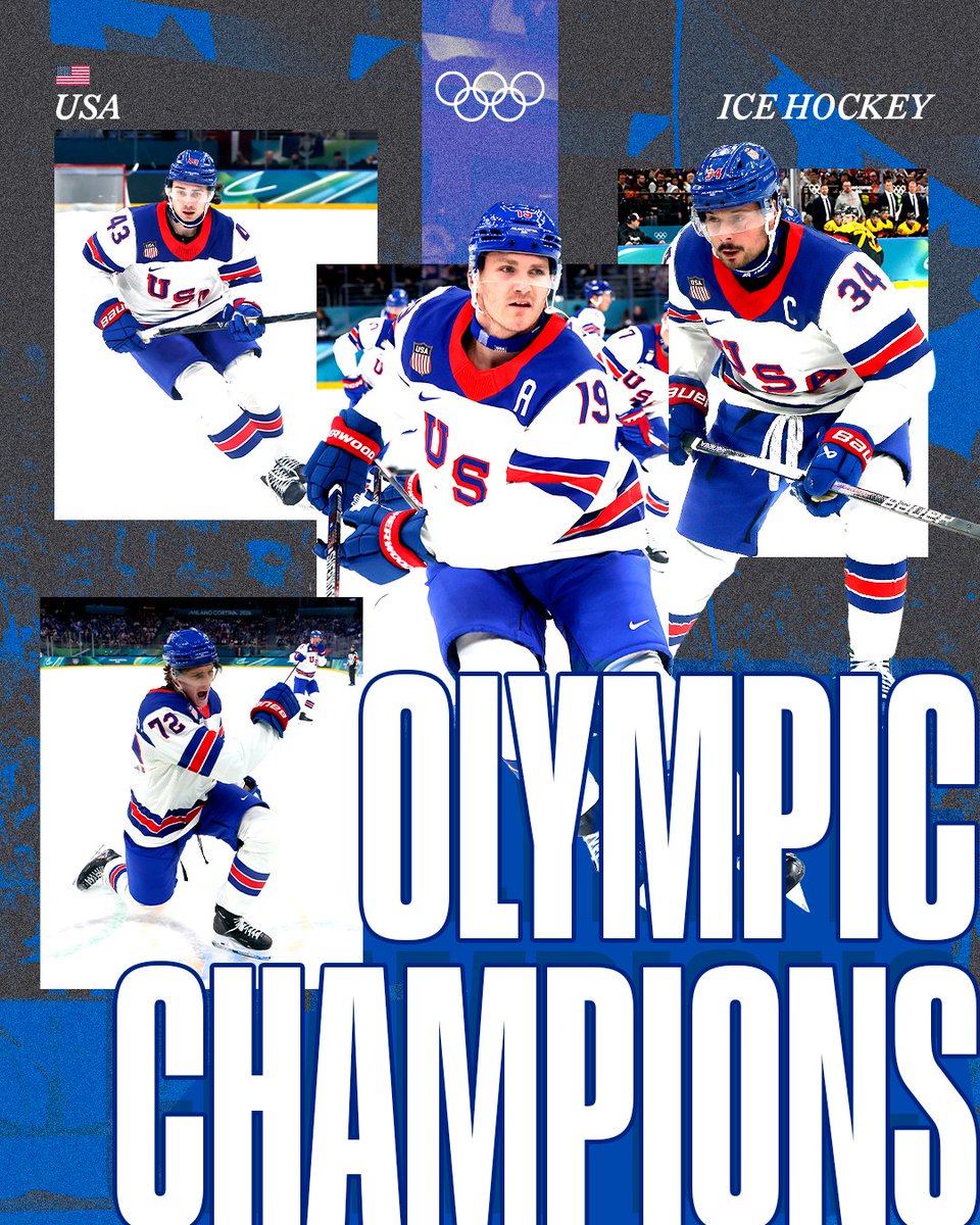 USA IS GOLDEN! 🥇

The United States' men's ice hockey claims their first Olympic title since Lake Placid 1980. 👏🏒

#MilanoCortina2026 #IceHockey 
<a href="/TeamUSA/">Team USA</a> | <a href="/usahockey/">USA Hockey</a>