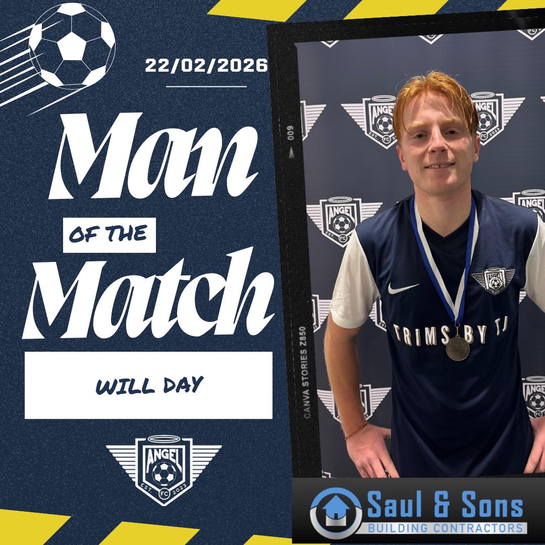Saul and Sons sponsor our weekly Man Of The Match award and this week it went to Will Day for a solid shift throughout the 90 minutes, put himself everywhere and got himself and assist as well. Shame about the result but we go again next week. Well played Will 🪽🫱🏾‍🫲🏽🏅 #MOM 🪽💙