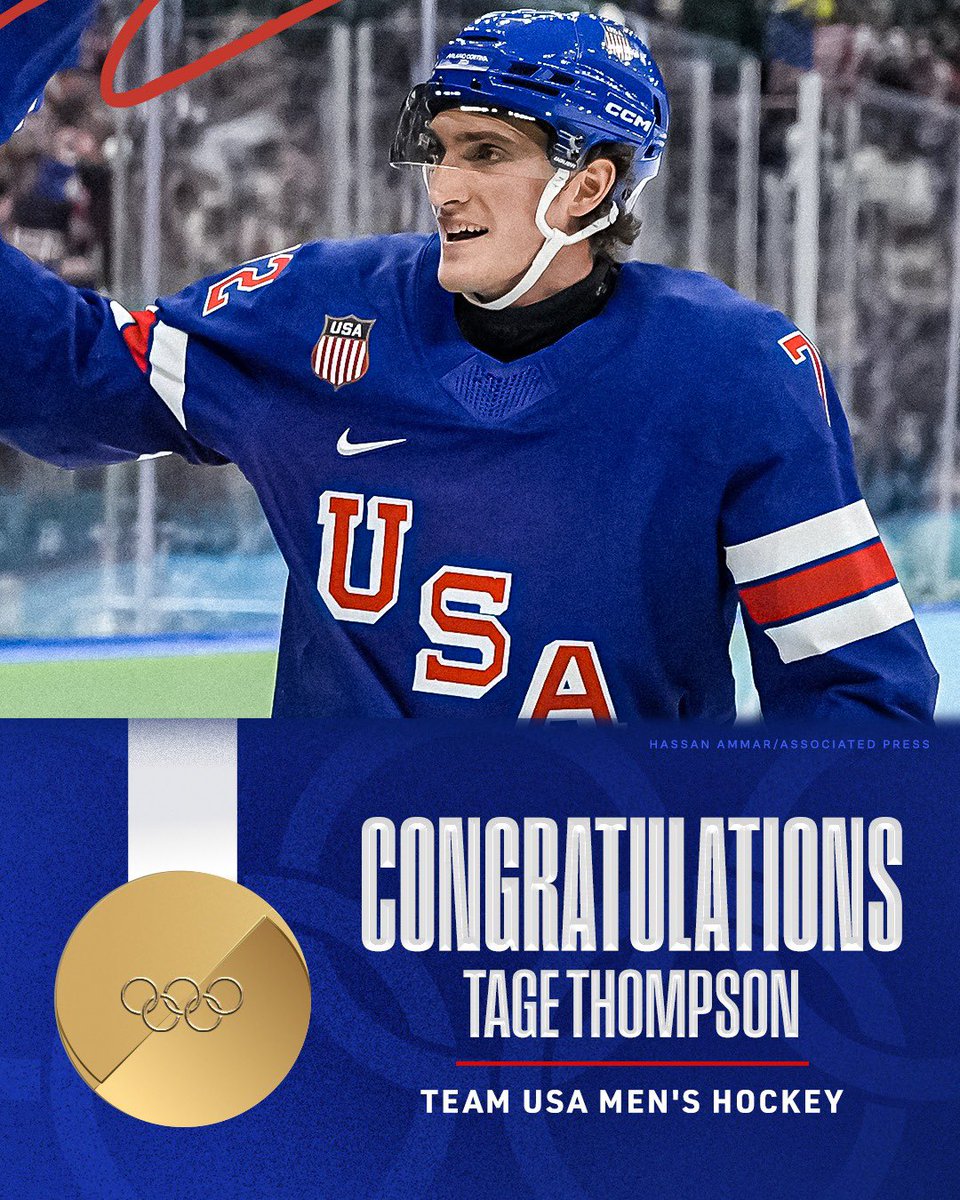 USA USA USA 🏅🇺🇸
Congratulations to @Tommer97 and @usahockey on bringing home GOLD ‼️