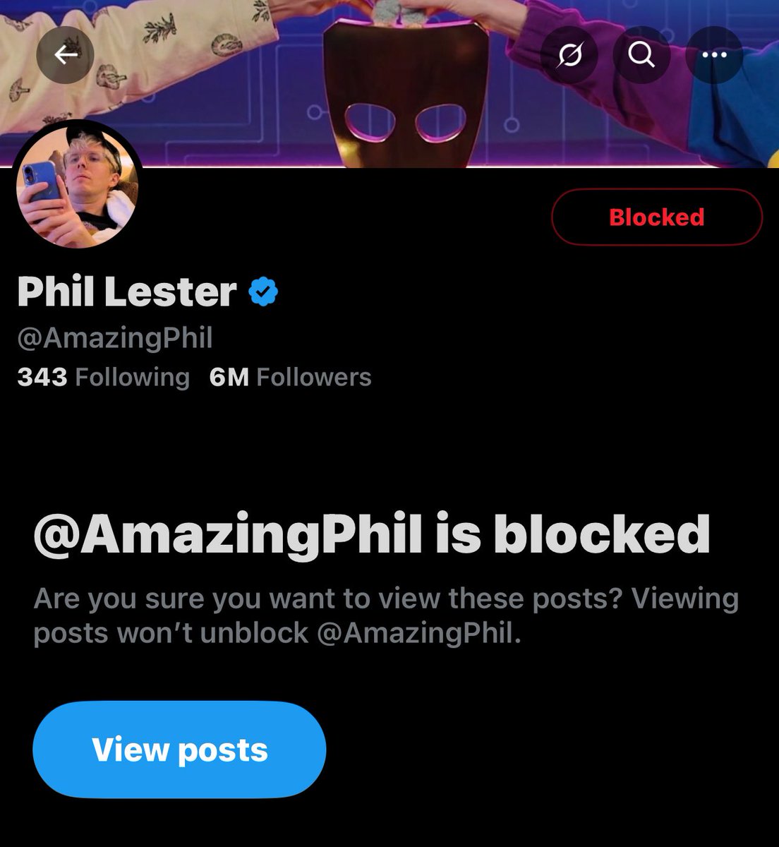 canada lost gold so i blocked dan and phil.
