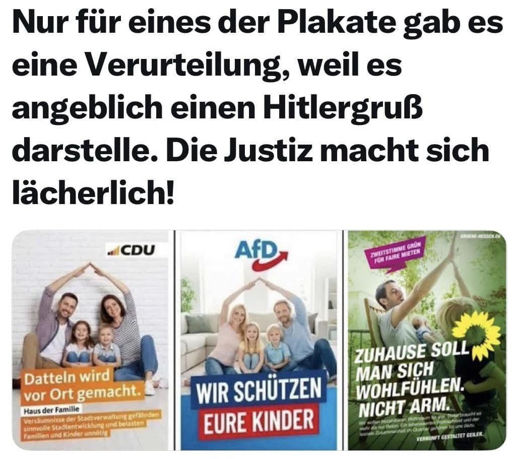 Das ist kein Scherz:

🤔 Na, was haltet ihr so vom Staat und vor allem von der Justiz?

Ein AfD-Landtagsabgeordneter, Wilko Möller, wurde vom Landgericht Frankfurt (Oder) im Februar 2026 verurteilt, weil ein Wahlplakat aus dem Brandenburg-Wahlkampf 2024 den Eindruck eines