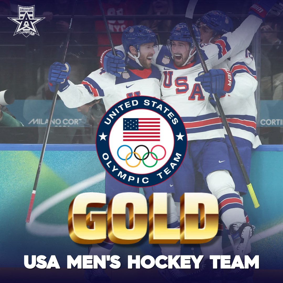 bestechlmascot's tweet photo. Way to battle! 🇺🇸🥇 USA Men’s Hockey is bringing home the GOLD! 🏒🔥 Let’s Go!!

#TeamUSA #GoldMedal https://t.co/y6geRJFlHR