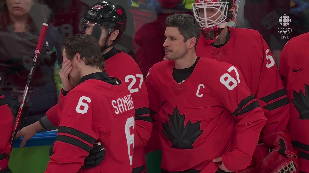 CBCOlympics's tweet photo. The captain has come out to support @TeamCanada for the medal ceremony 🫶 https://t.co/uLoIPnzZaj