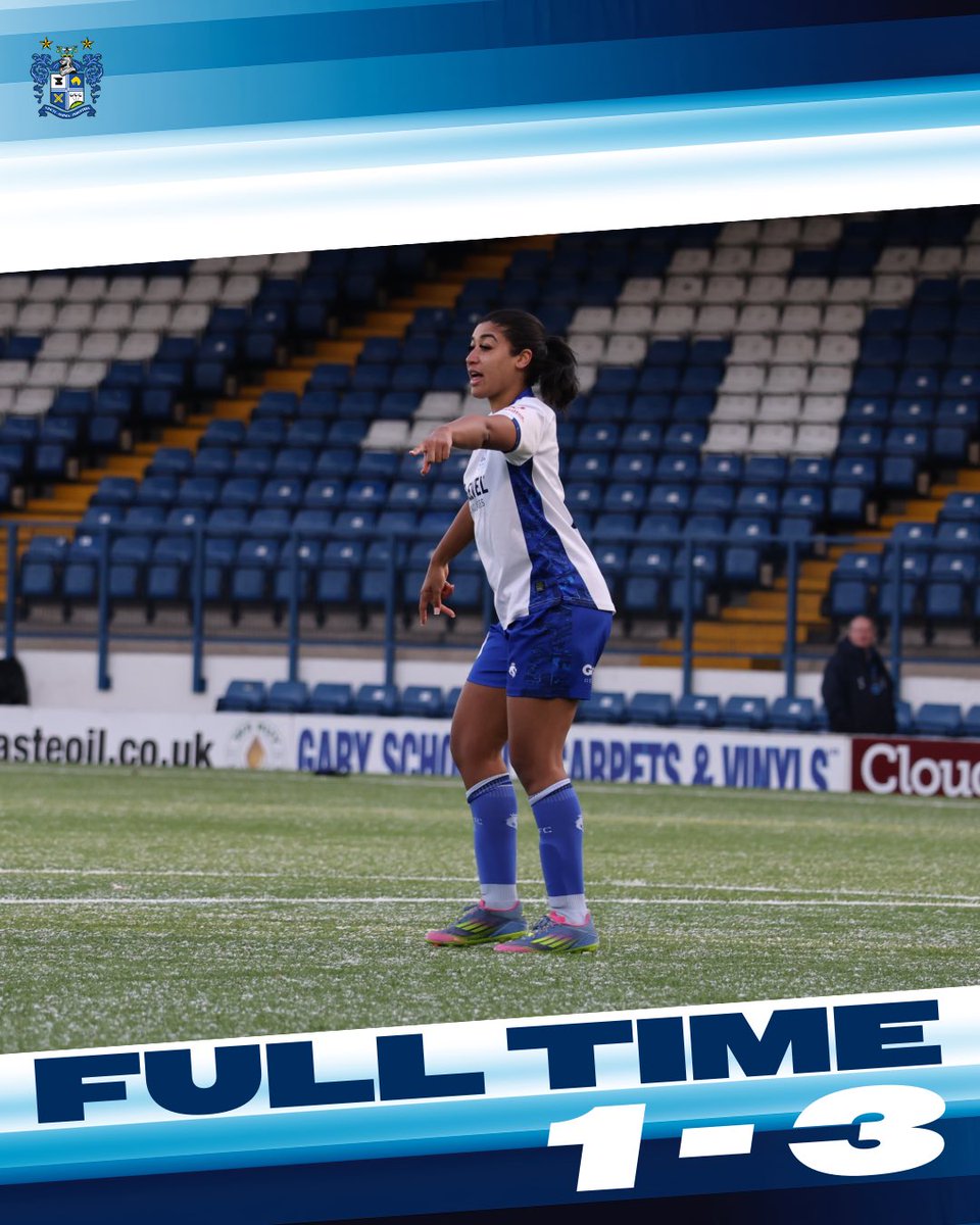 Derby day full time score is 1-3 to Bury - let’s gooooo Shakers 💙 Hattrick for Ava Hanson, incredible effort 👏

#buryfc | #bfc140