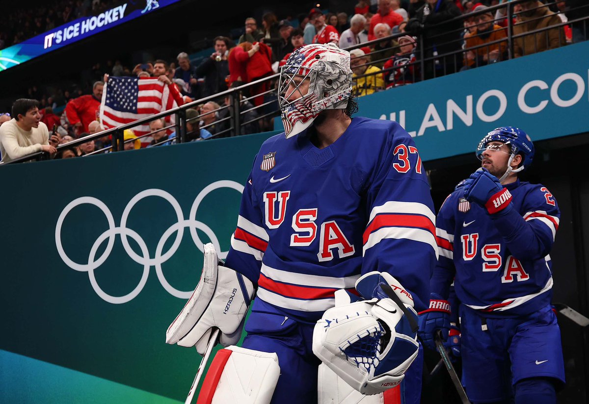 Breaking: Connor Hellebuyck has joined Tim Howard as Co-US Secretaries of Defense after his performance vs Canada