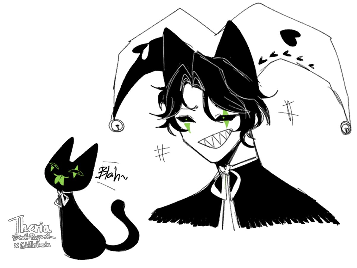 cat day #tfc #thefreakcircus #thefreakcircusharlequin #pierrot