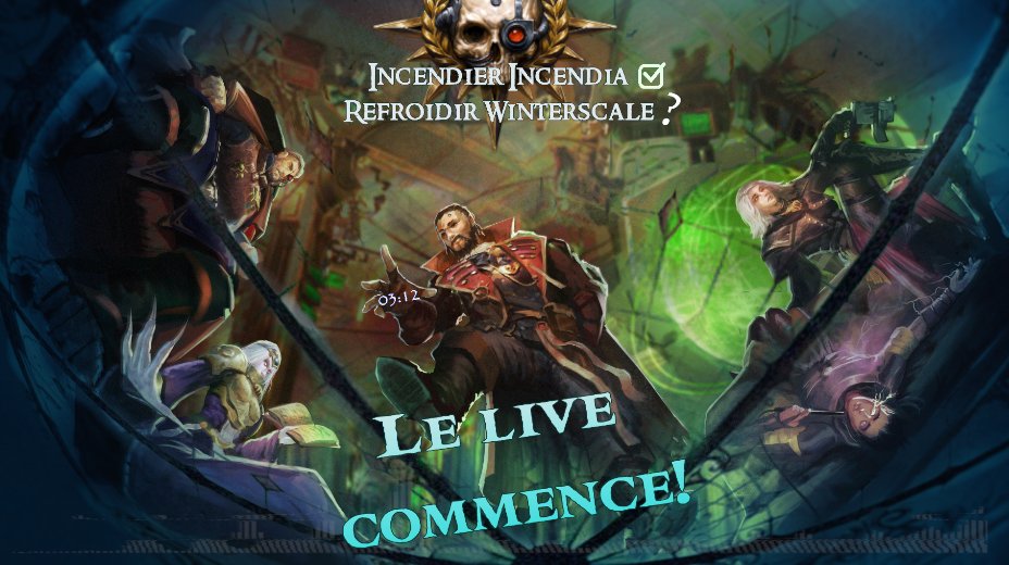 Le live commence!

Après avoir incendié Incendia, allons nous refroidir Winterscale?

à tout de suite sur twitch.tv/yuurha

#livestreaming #twitchstreamer #Roguetrader  #Warhammer40k #Livenow