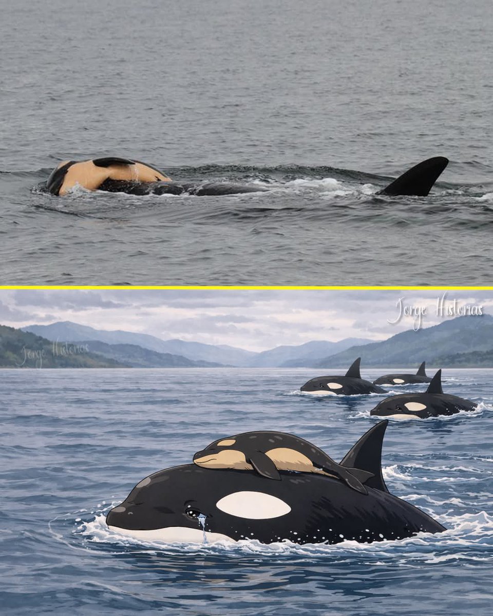 Recorrió 1.600 km con el cuerp0 de su cría para no dejarlo hundir.

En 2018, Tahlequah, una orca conocida como J35, hizo algo que dejó a todos sin palabras. Su cría se fue de este mundo poco después de nacer, y ella pasó 17 días cargando el cuerp0 por todo el Pacífico. Fueron más