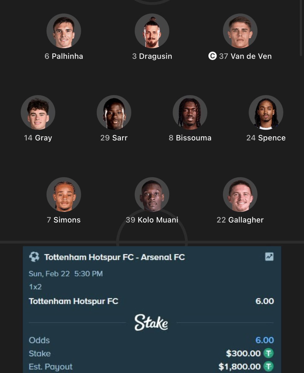 CFC_Janty's tweet photo. How will this spurs team beat Arsenal 😭 https://t.co/GVpReZS1R8