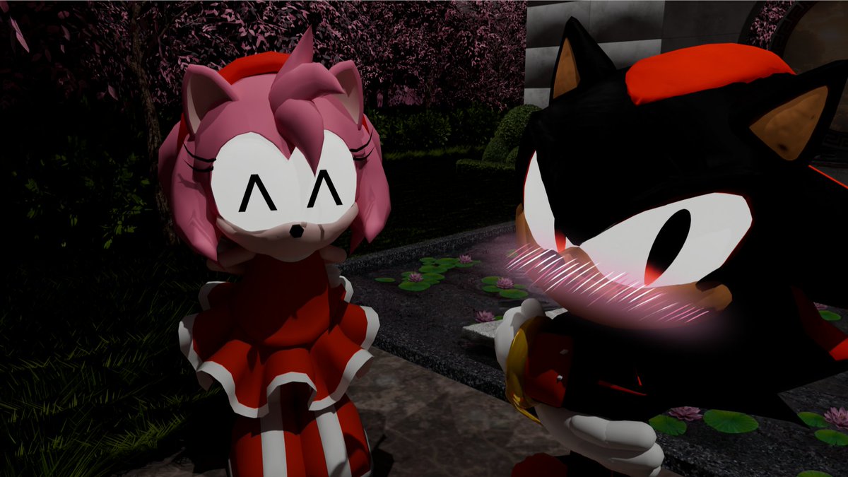 She convinced him take a walk with her

#shadamy #ShadowTheHedgehog #AmyRose