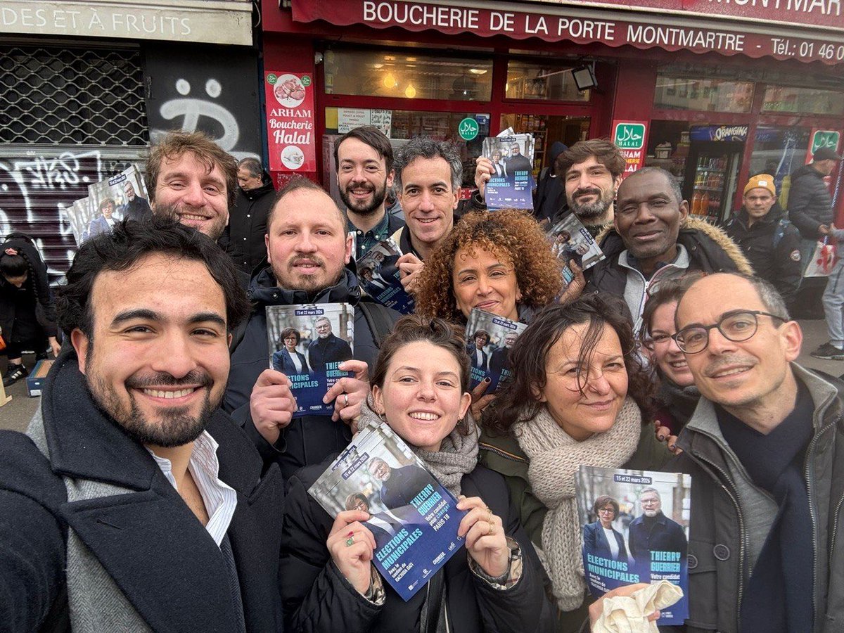 Ce week-end sur les marchés Belgrand dans le 20e et à la Porte de Montmartre dans le 18e pour présenter le programme de <a href="/datirachida/">Rachida Dati ن</a> pour #ChangerParis avec <a href="/fmdidier/">François-Marie Didier</a> et <a href="/ThierryGuerrier/">Thierry Guerrier</a>.

L’alternance est à portée de votes.

#ParisVaChanger