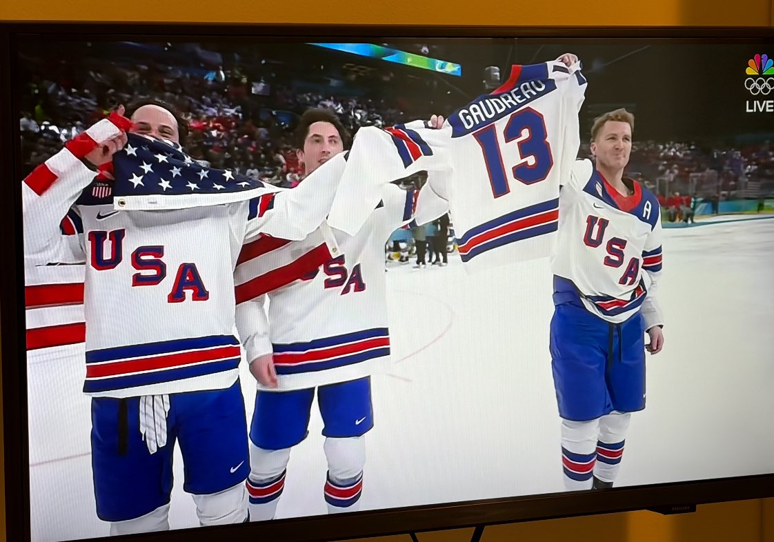 U.S.A. Gold. What a moment.