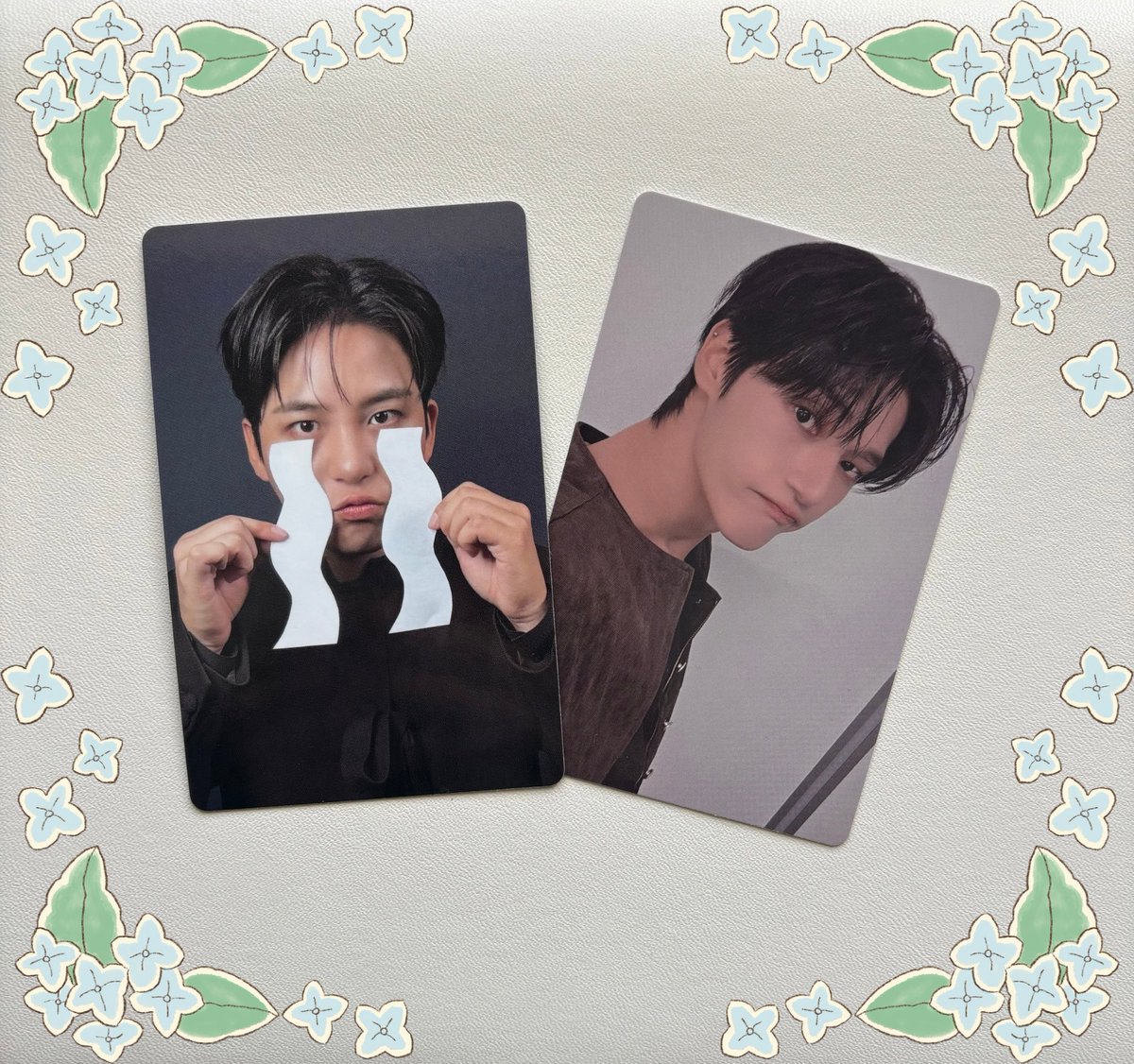 ⋆.˚ 🌸 JONGHO AND WOOYOUNG PHOTOCARD GIVEAWAY 🌸 ⋆.˚

[ Golden Hour Pt. 4 Jongho US Exclusive Sobbing Version + Wooyoung Z Version ] 

- like + repost to enter!
- open worldwide 💞
- two winners: 
(1st winner gets the jongho sobbing pc / 2nd gets wooyoung) 
- ends feb 25th!