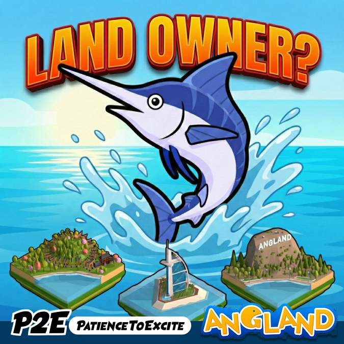 [Road to TGE | Land Owner?]

Imagine if you could own the Land...collect $FISH fees from Anglers while you sleep.

Limited ownership rights.🏝️

It's gonna be a war. Sounds interesting, right?

P2E - #PatienceToExcite #Angland