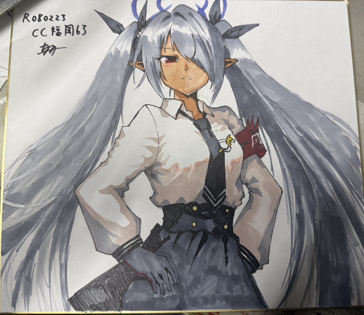 2枚目。色が足りねえ。 