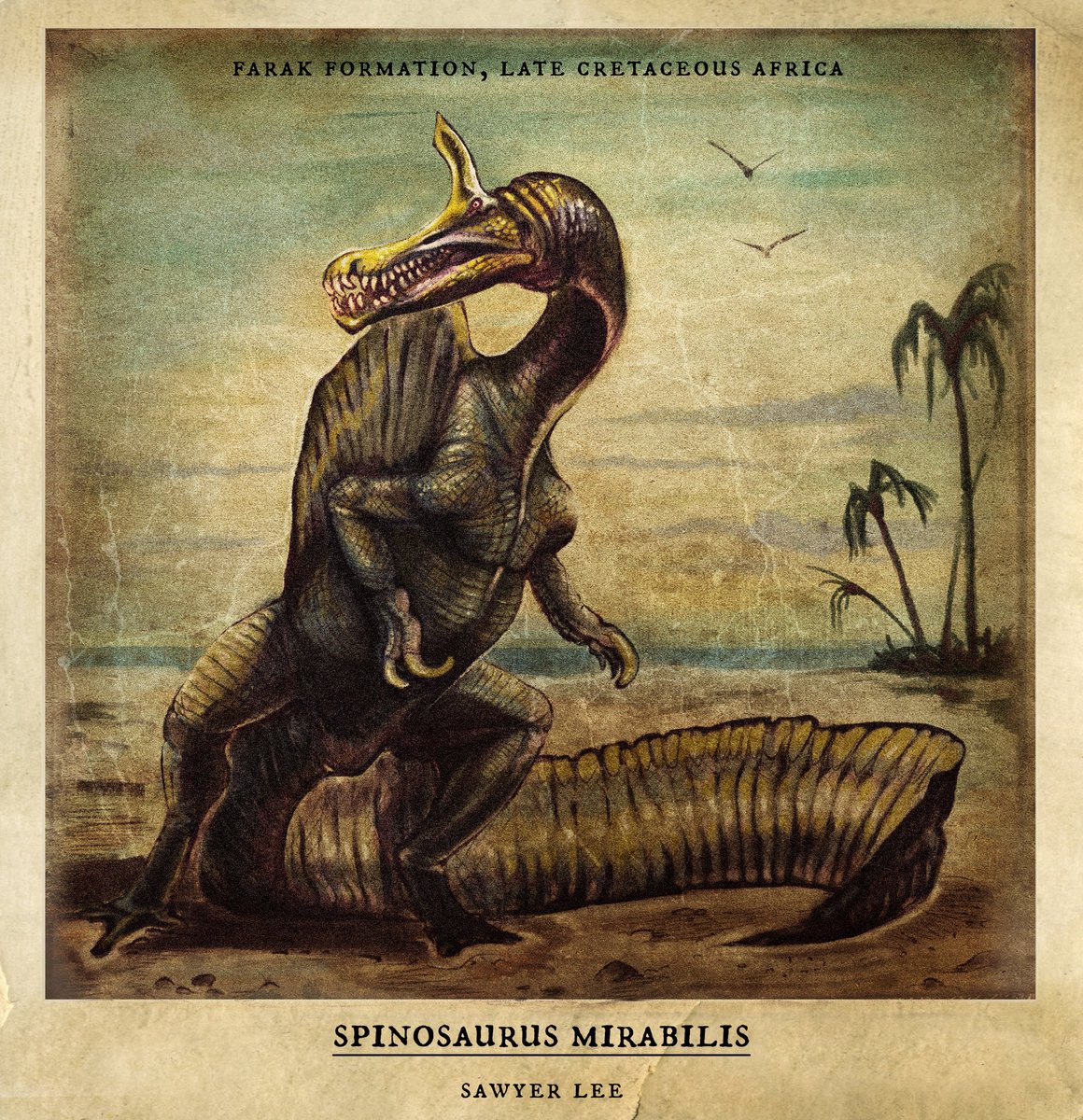Greetings from Spinosaurus mirabilis!