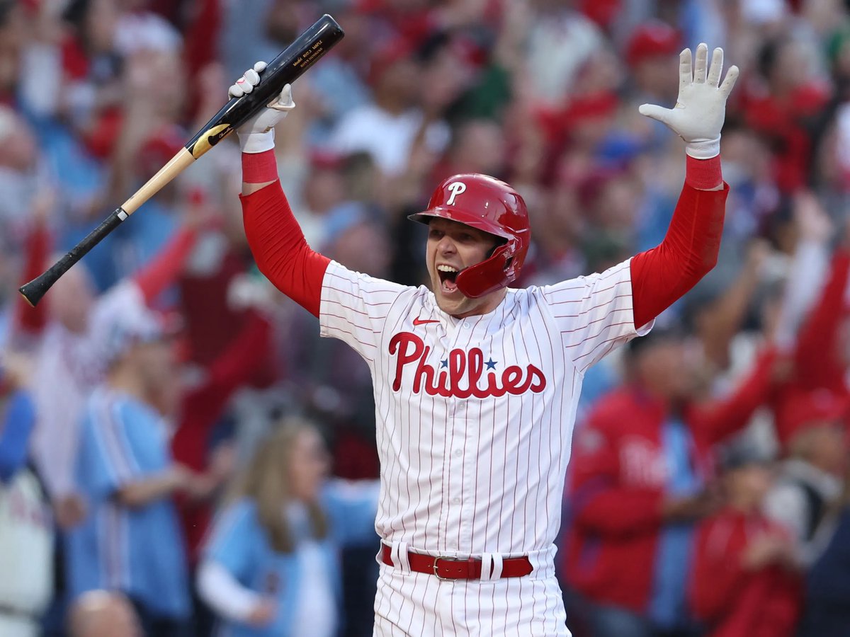 Different_MLB's tweet image. Cleveland Guardians have signed Rhys Hoskins to a minor league deal. 

I love this, a lot of pop and veteran presences for a young lineup if this works out. He was just hitting clutch home runs for Philly in the postseason and was a respectable bat in Milwaukee.