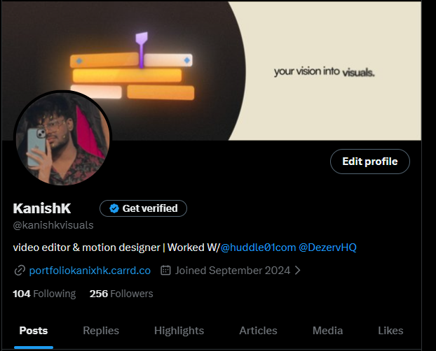 KanishK (@kanishkvisuals) / Posts / X