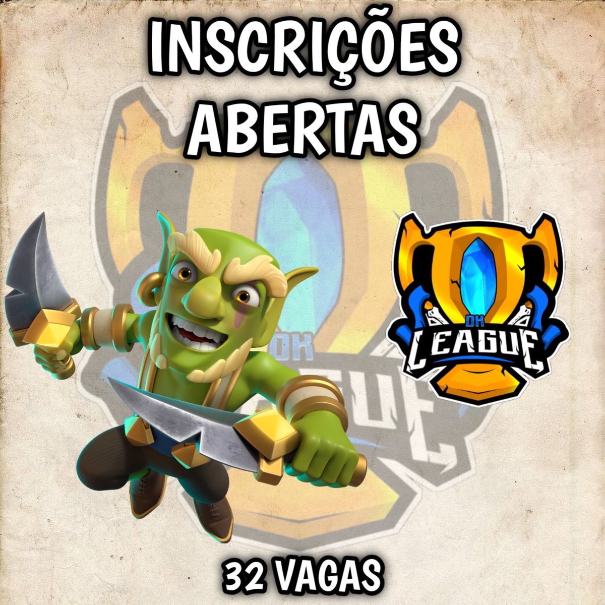 #CR • INSCRIPCIONES ABIERTAS

Se abren inscripciones 

32 cupos 🎫

¡ Te esperamos !

Requisitos

<a href="/DK_LeagueCR/">DK_LeagueCR</a>
<a href="/TBR_EsportsCR/">TBR E-Sports 🐾🖤❤️</a> 

Menciona 5 equipos para obtener 3 retweets.

Probas em 
discord.gg/UMUd8Nr7e