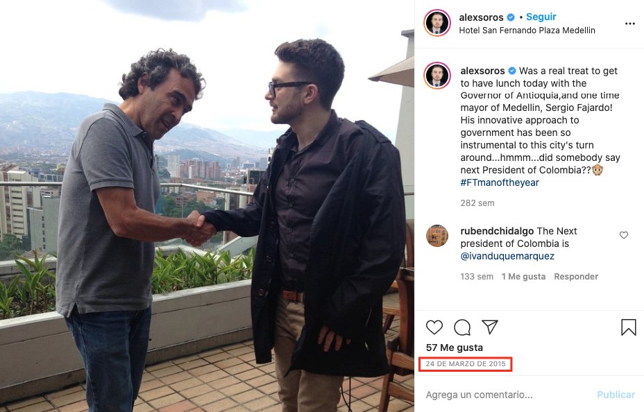 Que esta foto haya circulado mucho no le resta gravedad. Las relaciones turbias que <a href="/sergio_fajardo/">Sergio Fajardo</a>  cultiva deben tomarse como una seria advertencia. 

La persona a la que Fajardo le hace la venia en la imagen, destruye países enteros.

OJO, Colombia 🇨🇴
