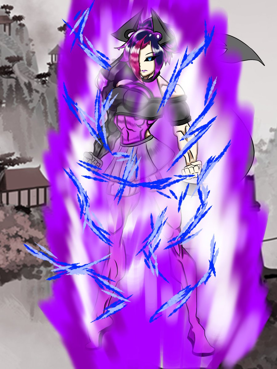 KyzerRex29089's tweet photo. Makari + Inky = Minkary

#DragonBallReference #AnimeArtStyle #FanArt https://t.co/Hj1En85f8w