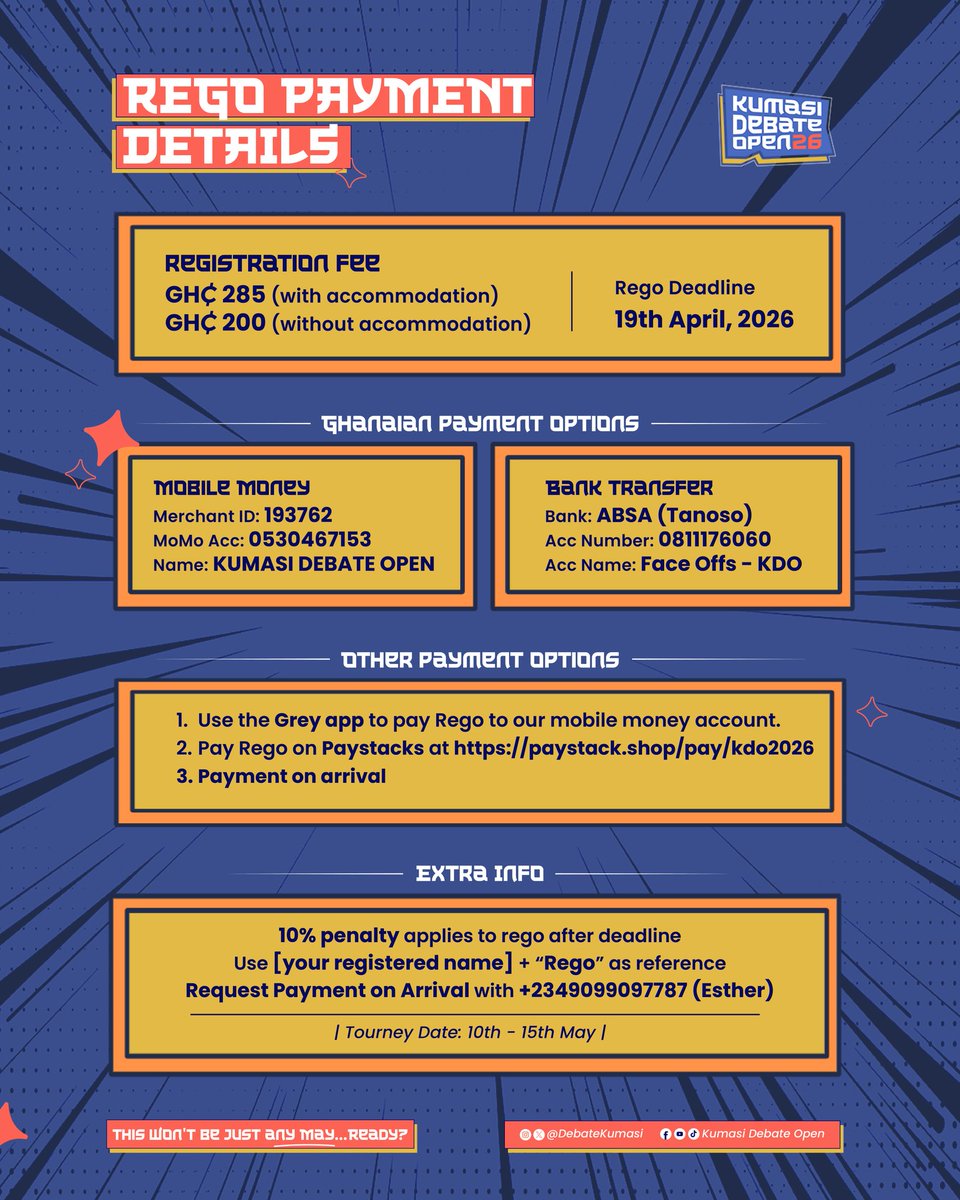 The Kumasi Debate Open (KDO) tweet media