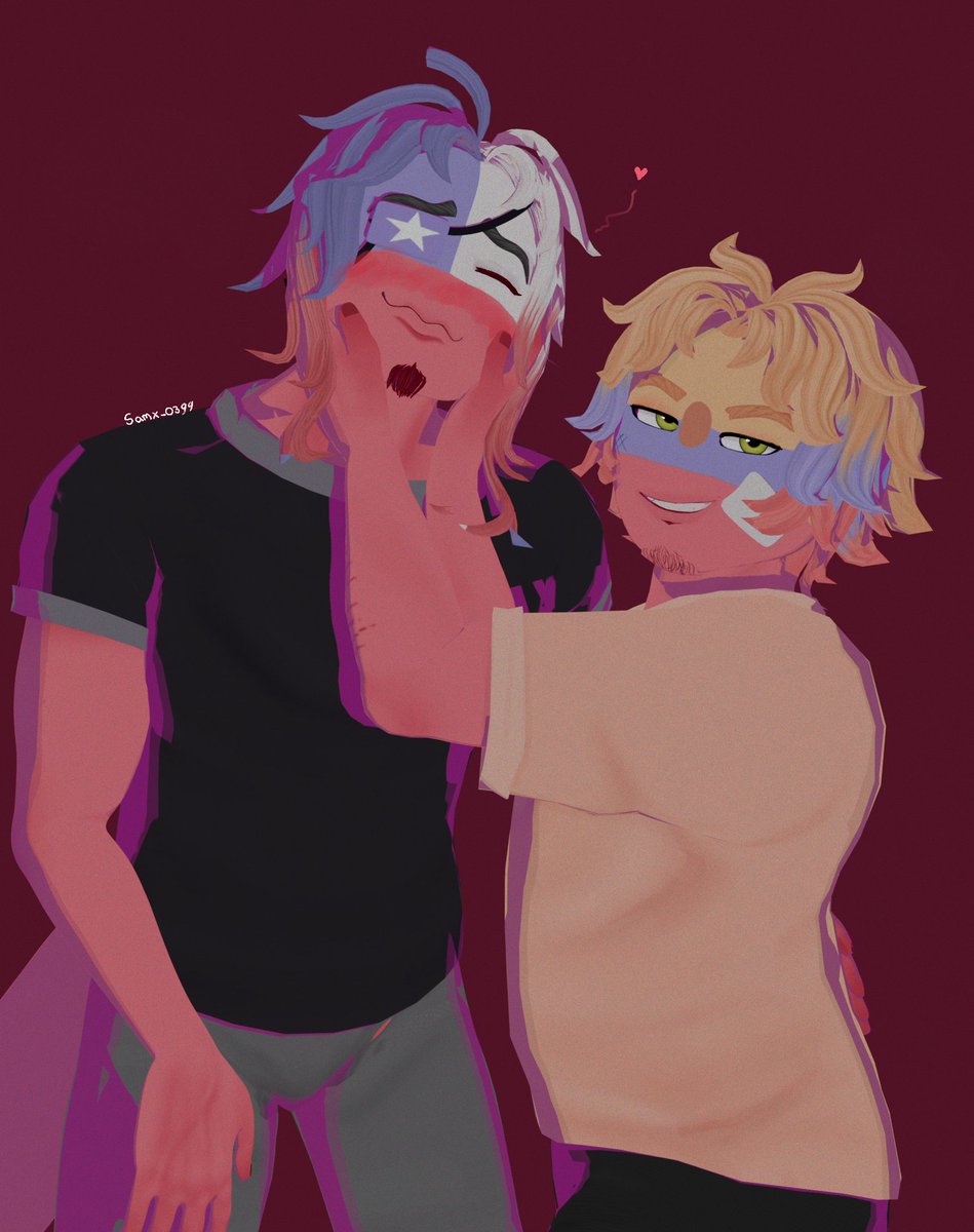 Acá el ship por excelencia 
Chilecu ❤️

Espero les guste wawas

#CountryHumans 
#Countryhumanschile
#countryhumansecuador
#countryhumanschilecu
#3d