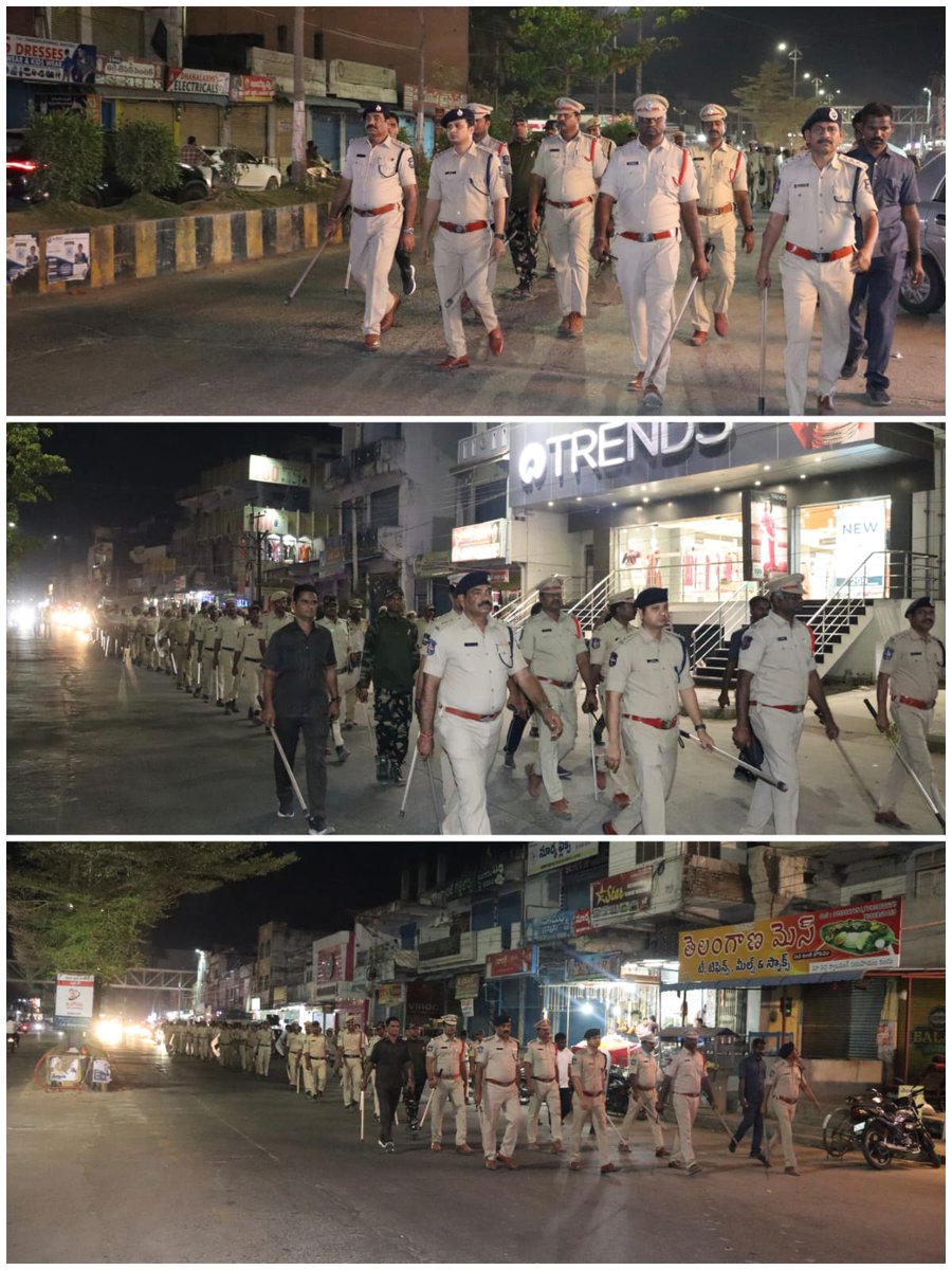 sp_kamareddy's tweet photo. * బాన్సువాడ ఘటనలను  అదనపు బలగాలతో కలిసి 3 గంటల్లో అదుపులోకి తీసుకచ్చాం. 
* 42 మందిని గుర్తించగా, 19 మంది  అరెస్ట్‌
*  యం రాజేష్ చంద్ర ఐపిఎస్ ఆధ్వర్యంలో 120 మంది పోలీసులతో  6km ఫ్లాగ్ మార్చ్
* ⚠️ బలవంతపు బంద్, అసత్య సోషల్ మీడియా పై కఠిన చర్యలు తప్పవు https://t.co/bRXIbpYBgC