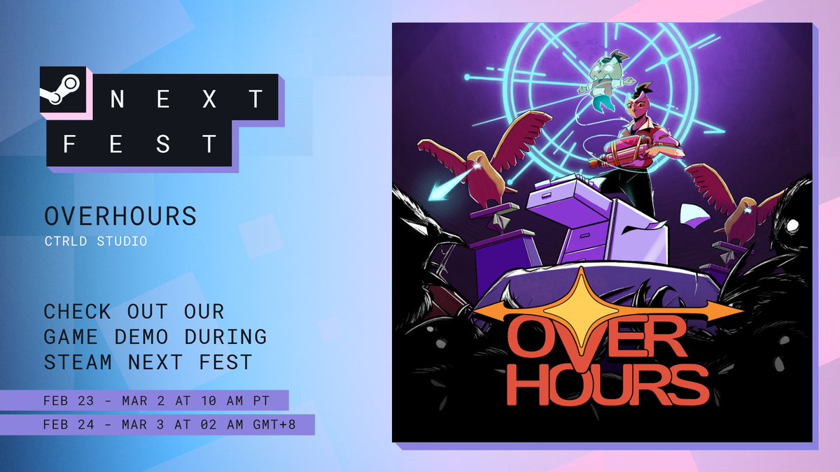 Overhours ✴️ Wishlist on Steam! tweet media