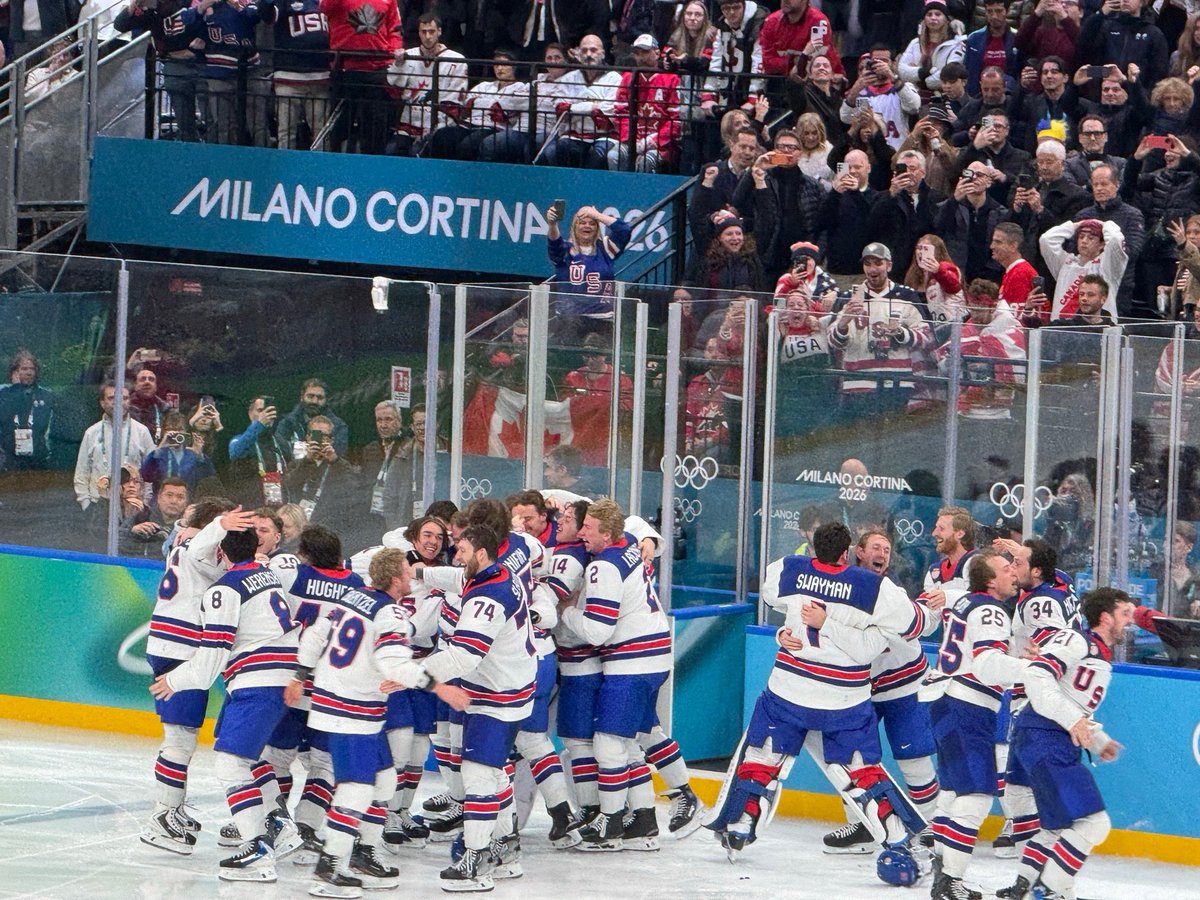 nicksortor's tweet photo. 🚨 JUST IN: President Trump is absolutely PUMPED for Team USA’s victory over Canada, making SEVERAL posts congratulating them

These guys TRULY deserve this honor! 🇺🇸 https://t.co/PJjB5Y3ETm